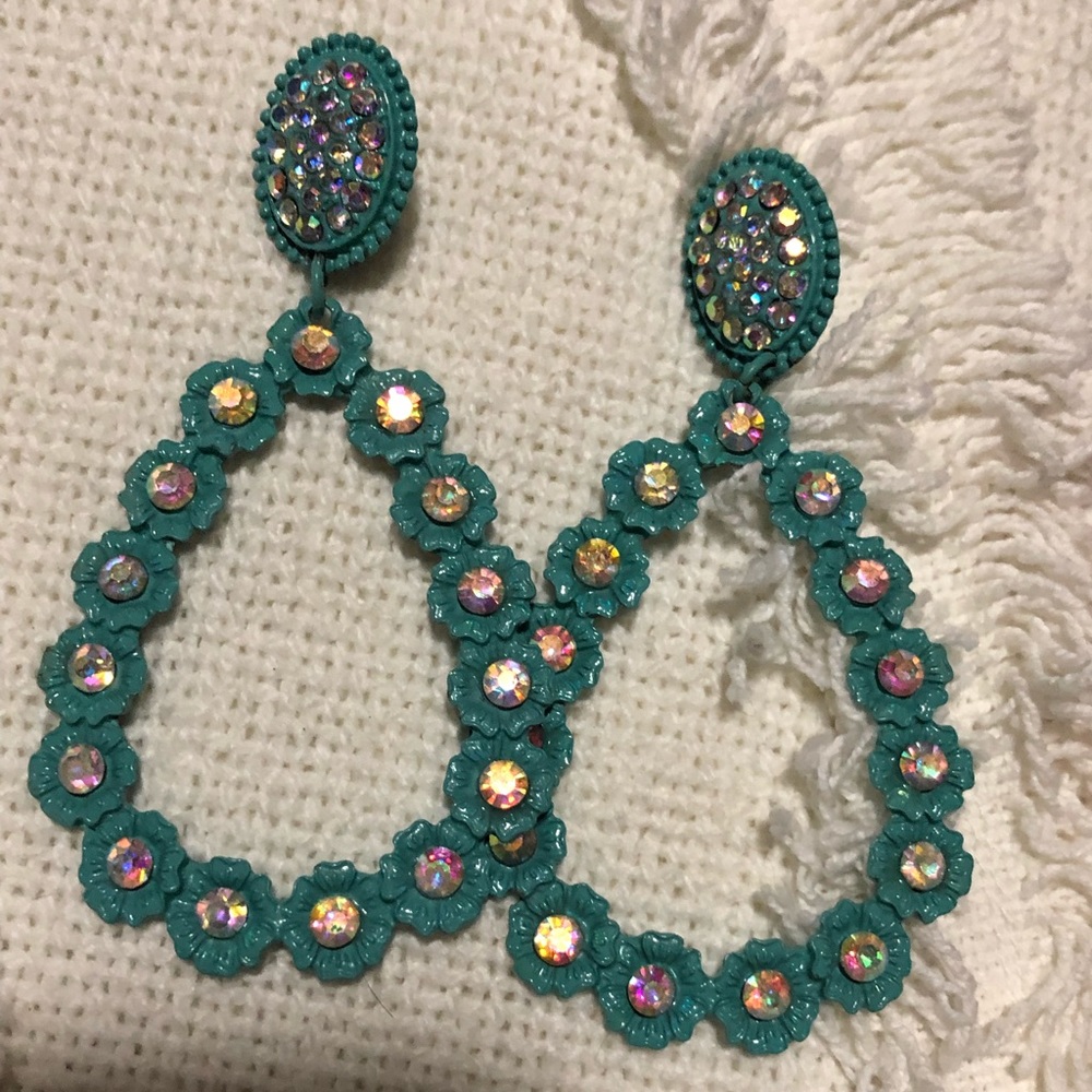Turquoise stone earrings